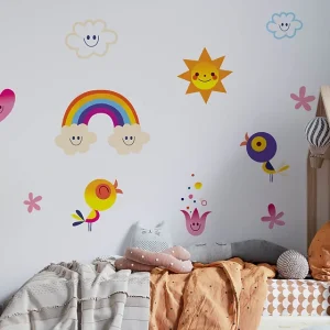 Naljepnica za zid "Rainbow land"