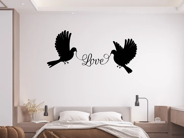 Zidna naljepnica "Love birds 2" - Slika 2