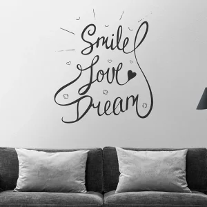 Zidna naljepnica  "Smile love dream"