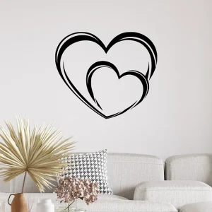 Zidna naljepnica "Hearts"